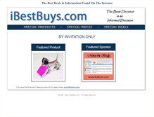 Tablet Screenshot of ibestbuys.com